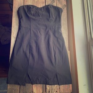 Black mini dress